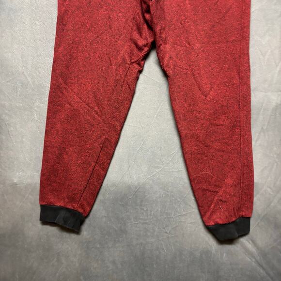 Nike Joggers Maroon Red Cuff Slim Fit Sweatpants Men's Small Fitted Athletic - Picture 3 of 10
